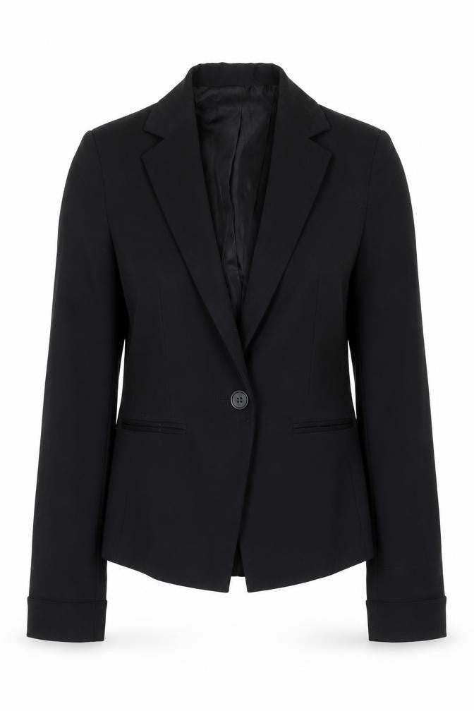 Atmosphere Womens Black Polyester Jacket Suit Size 8