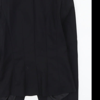 Atmosphere Womens Black Polyester Jacket Suit Size 8