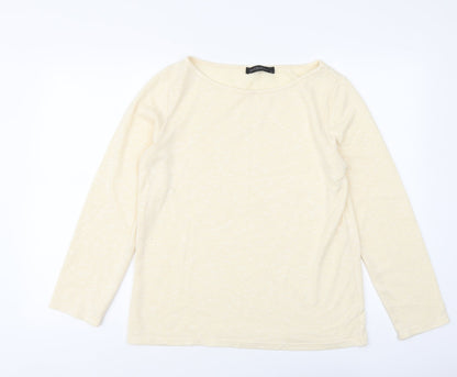 Zanzea Womens Beige Round Neck Acrylic Pullover Jumper Size L