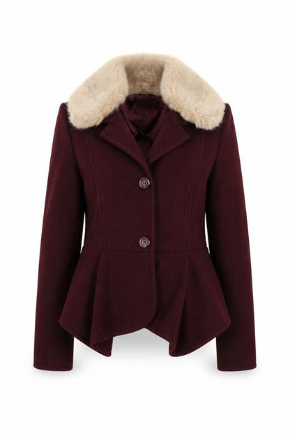 Topshop Womens Purple Jacket Size 10 Button