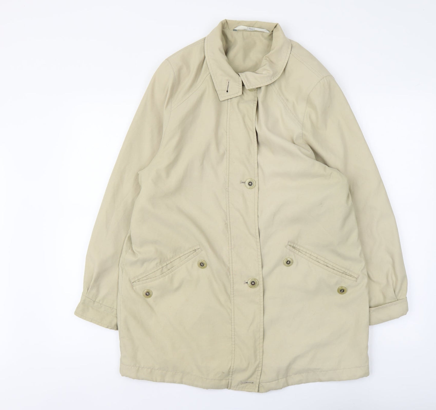 Marks & Spencer Womens Beige Jacket Size 6 Zip