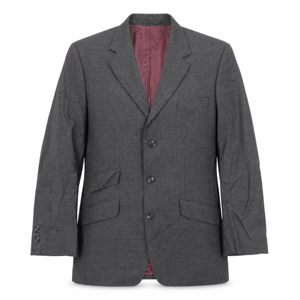 Richard James Mens Grey Cotton Jacket Suit Jacket Size M