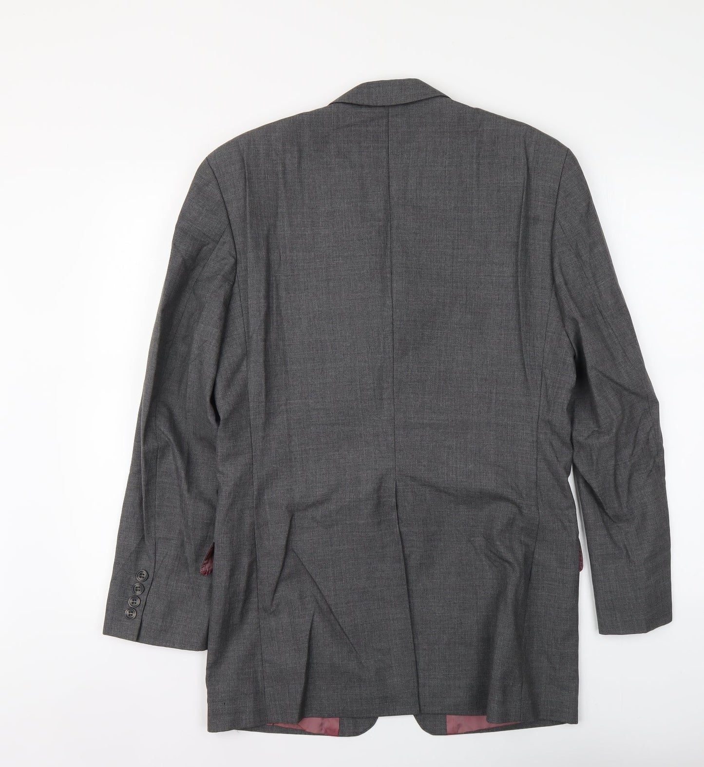 Richard James Mens Grey Cotton Jacket Suit Jacket Size M
