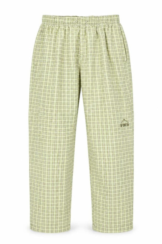 McKINLEY Mens Beige Plaid Polyester Trousers Size S L25 in Regular