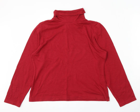 Primark Womens Red Polyester Pullover Sweatshirt Size 14
