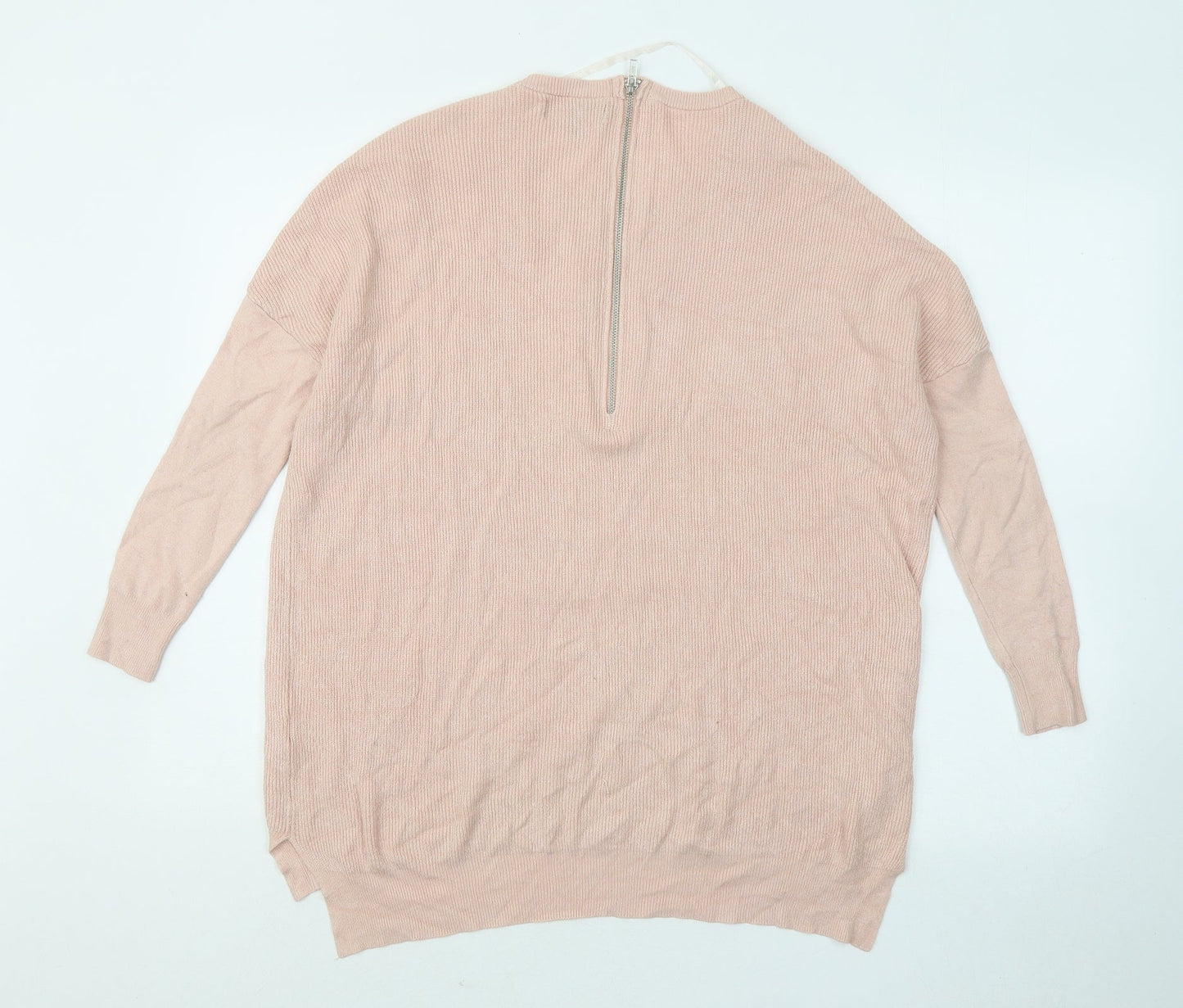Atmosphere Womens Pink Round Neck Viscose Pullover Jumper Size 12