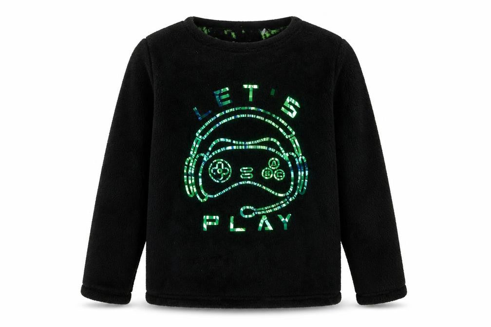 Primark Boys Black Polyester Pullover Sweatshirt Size 10-11 Years Pullover - Let's Game