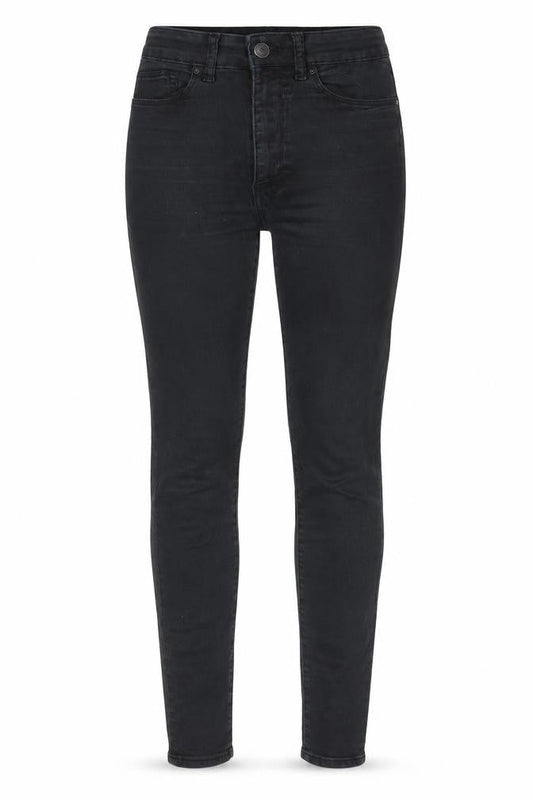 Zara Womens Black Cotton Skinny Jeans Size 6 L29 in Regular Zip