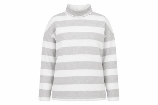 Tu Womens Multicoloured Roll Neck Striped Polyester Pullover Jumper Size 10