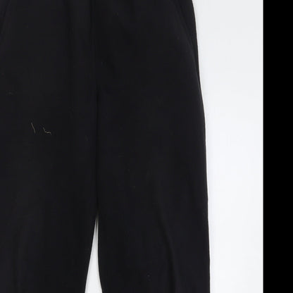 Preloved Blue Harbour Mens Black Polyester Sweatpants Trousers Size 36 L29 in Regular Drawstring - Detail