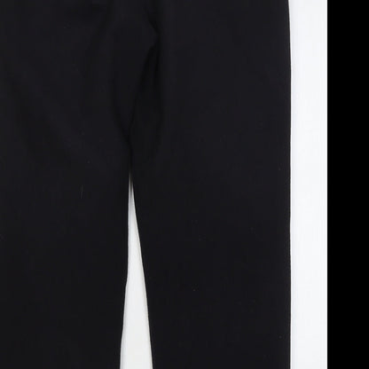 Preloved Blue Harbour Mens Black Polyester Sweatpants Trousers Size 36 L29 in Regular Drawstring - Label