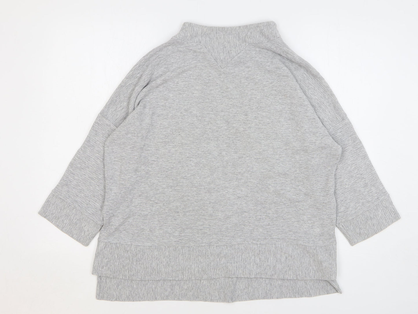 French Connection Womens Grey Viscose Pullover Sweatshirt Size S Pullover