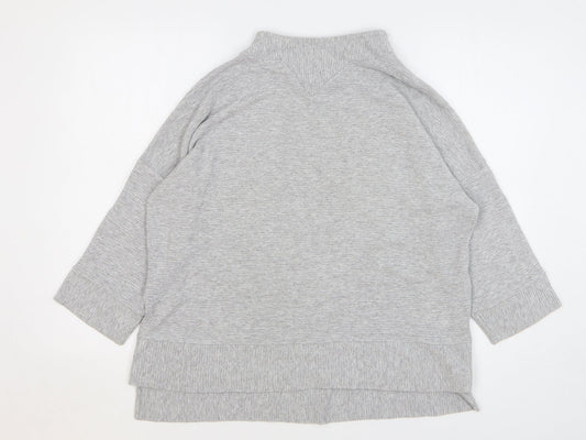 French Connection Womens Grey Viscose Pullover Sweatshirt Size S Pullover