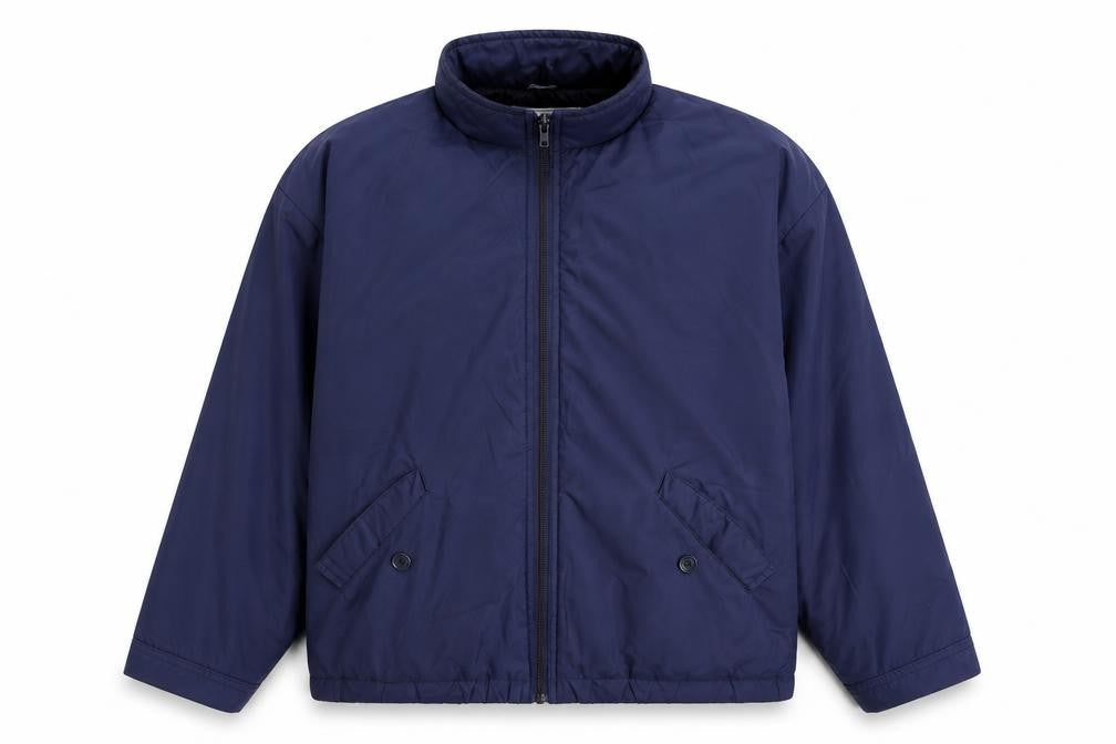 Casual Appeal Mens Blue Jacket Size L Zip