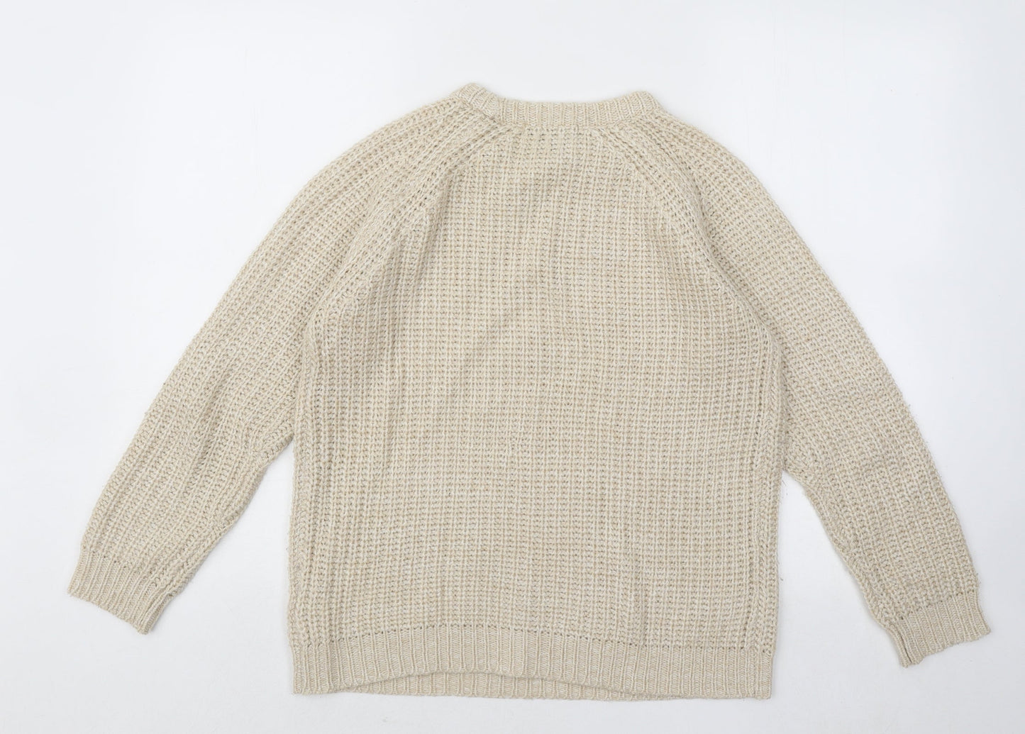 Atmosphere Womens Black Round Neck Acrylic Pullover Jumper Size 8