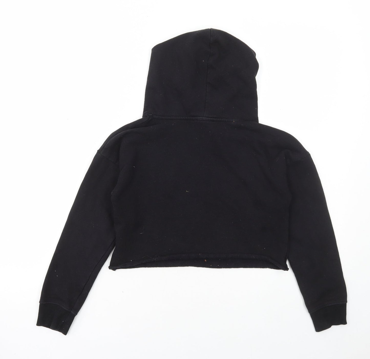 Blue Zoo Girls Black Polyester Pullover Hoodie Size 10-11 Years Pullover - Unique