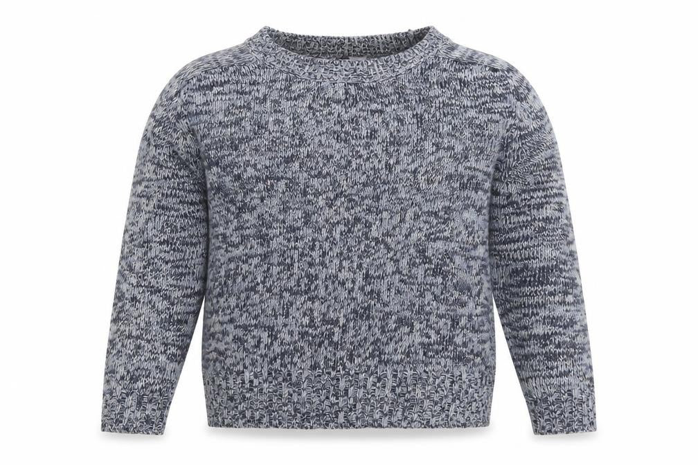 Divided by H&M Mens Blue Round Neck Acrylic Pullover Jumper Size M