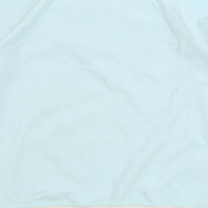 Lands End Womens Blue Polyester Pullover Sweatshirt Size S Pullover