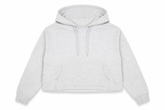 Primark Womens Grey Cotton Pullover Hoodie Size M Pullover - Cropped