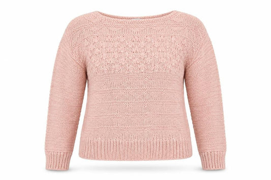 Warehouse Womens Pink Round Neck Acrylic Pullover Jumper Size 12
