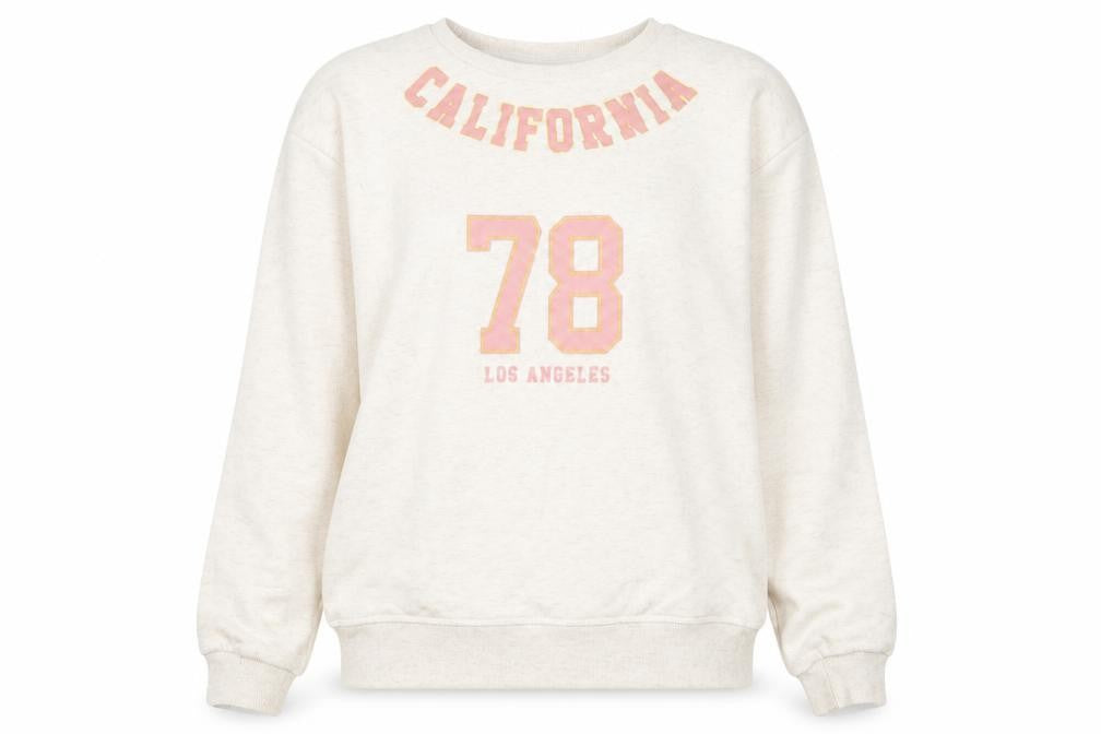 Primark Girls Beige Cotton Pullover Sweatshirt Size 11-12 Years Pullover - California