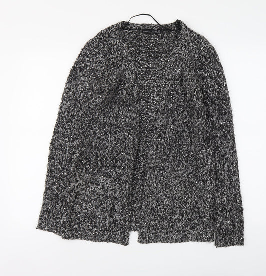 Atmosphere Womens Grey V-Neck Polyester Cardigan Jumper Size 6
