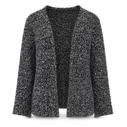 Atmosphere Womens Grey V-Neck Polyester Cardigan Jumper Size 6