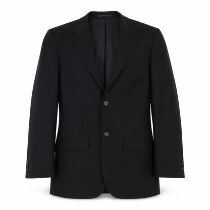 George Mens Black Polyester Jacket Suit Jacket Size 36