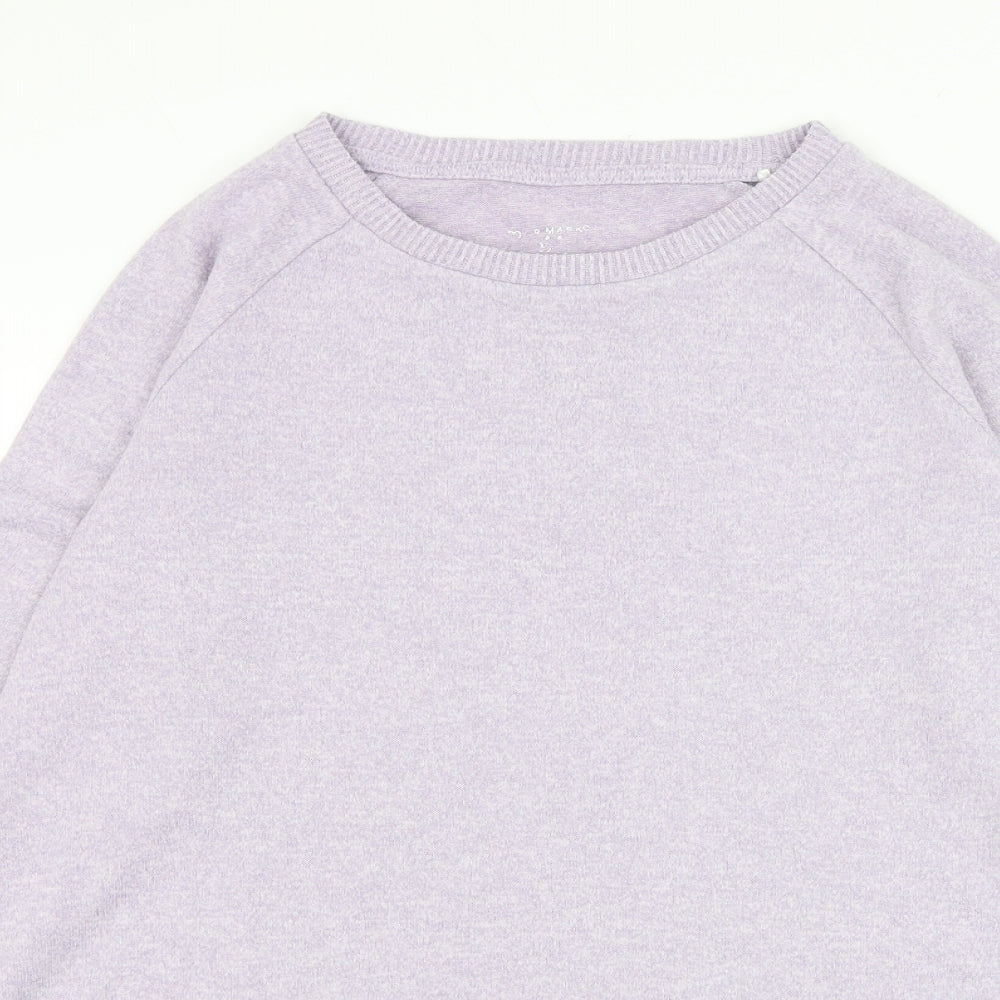 Primark Womens Purple Round Neck Polyester Pullover Jumper Size 12