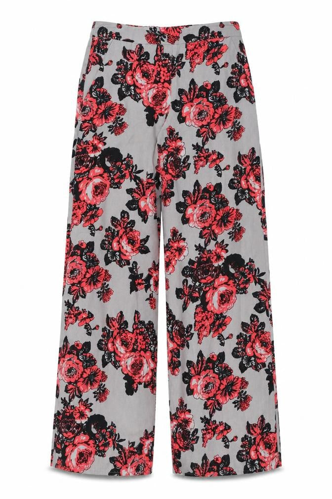 Atmosphere Womens Multicoloured Floral Polyester Trousers Size 6 L30 in Regular - Flowers