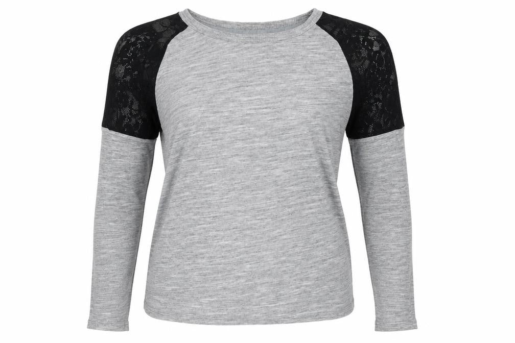 Zara Womens Grey Polyester Basic T-Shirt Size S Round Neck