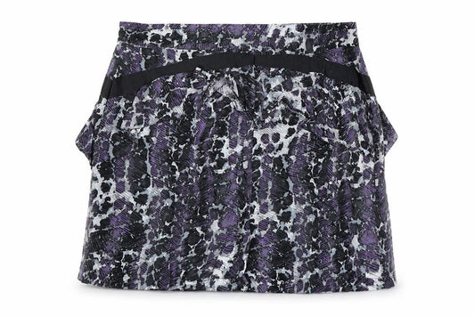 Atmosphere Womens Purple Viscose A-Line Skirt Size 10 Zip