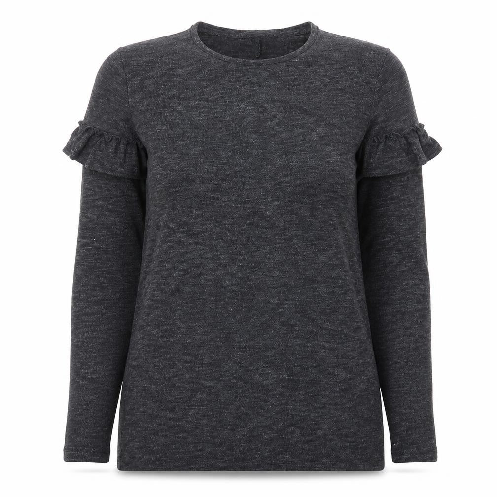 Matalan Womens Grey Round Neck Polyester Pullover Jumper Size 10