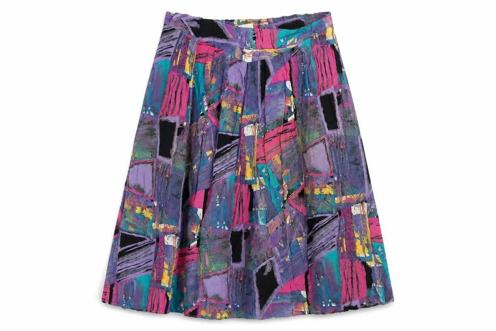 essence Womens Multicoloured Polyester Maxi Skirt Size 36