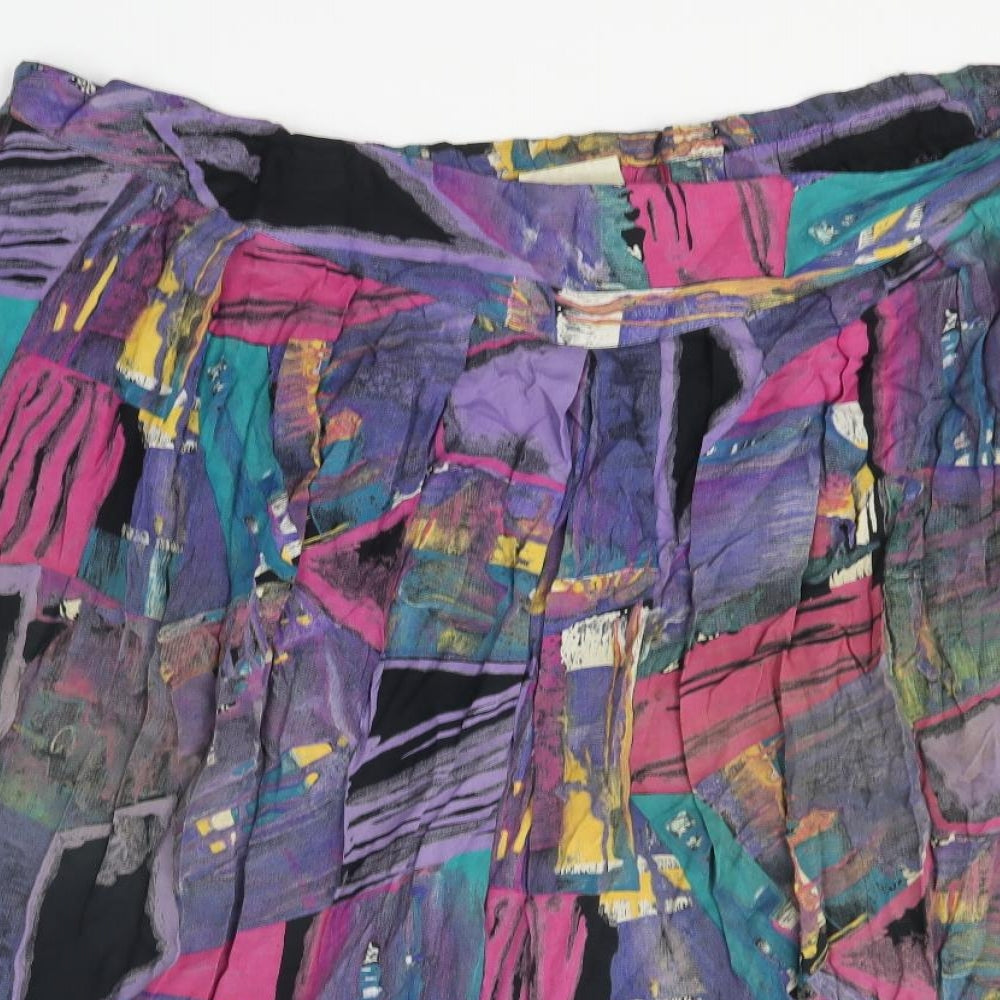 essence Womens Multicoloured Polyester Maxi Skirt Size 36