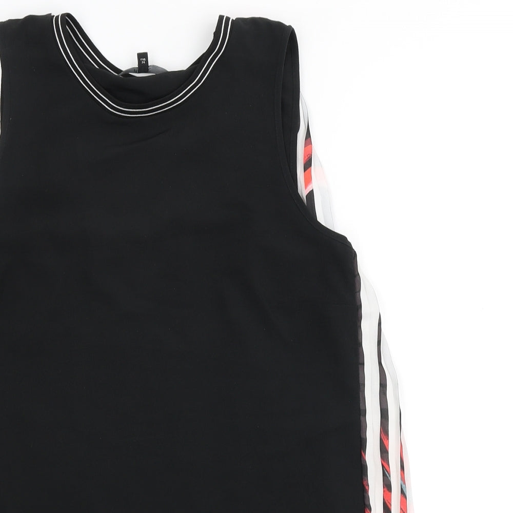NEXT Womens Multicoloured Polyester Basic Tank Size 6 Scoop Neck