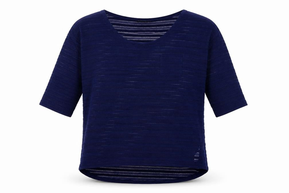 Dunnes Stores Womens Blue Round Neck Polyester Pullover Jumper Size M