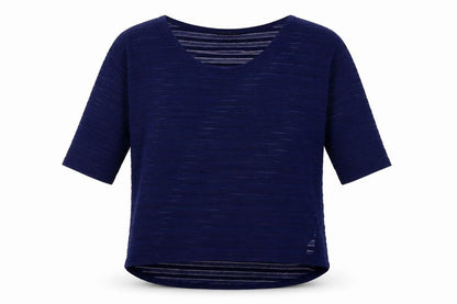 Dunnes Womens Blue Round Neck Polyester Pullover Jumper Size M
