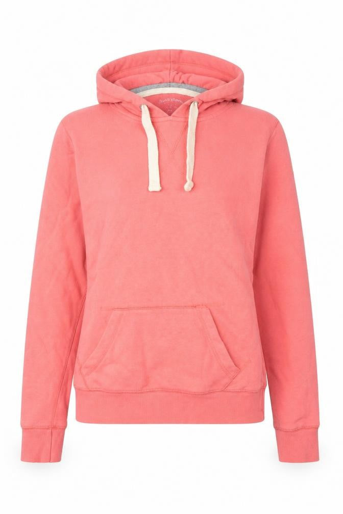 Dunnes Stores Womens Pink Cotton Pullover Hoodie Size 8 Drawstring