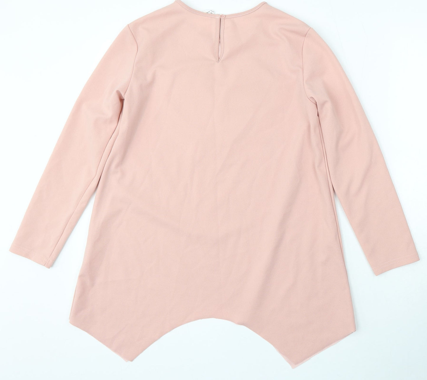 SheIn Girls Purple Polyester Basic Blouse Size 12-13 Years Round Neck - Heart