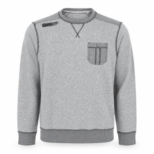 CWS Mens Grey Cotton Pullover Sweatshirt Size S