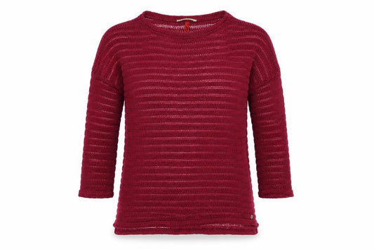 QS by s.Oliver Womens Purple Round Neck Polyester Pullover Jumper Size S