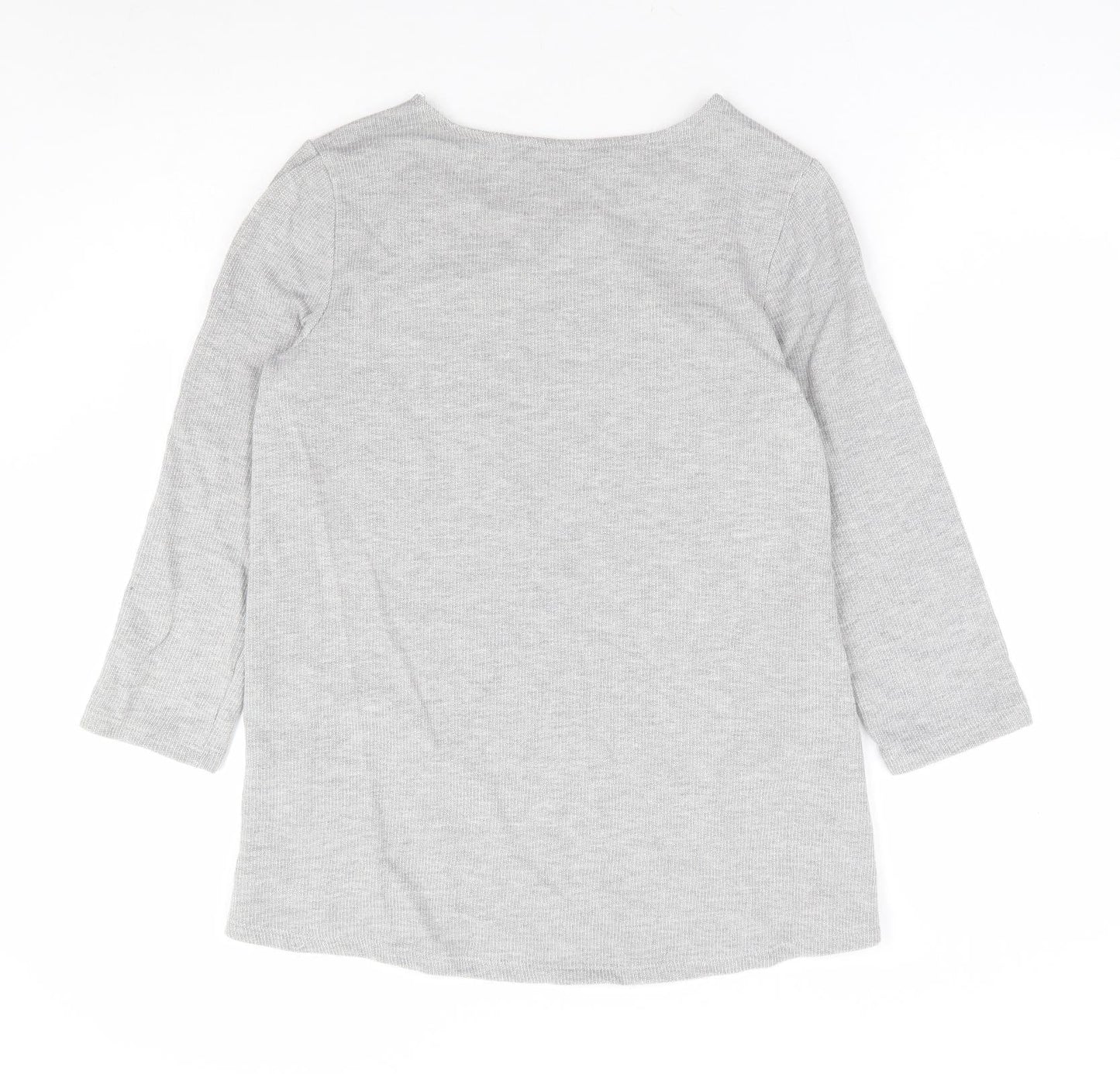 Dunnes Stores Womens Multicoloured Polyester Basic T-Shirt Size 10 Off the Shoulder - Paris