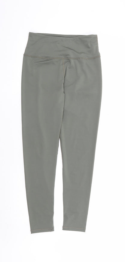 SHEIN Womens Green Polyester Compression Leggings Size S L25 in Regular Pullover