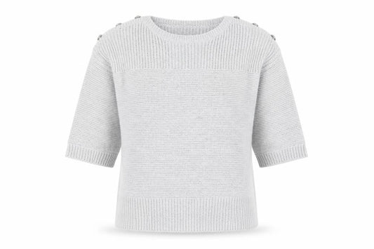 Wallis Womens Grey Round Neck Acrylic Pullover Jumper Size L