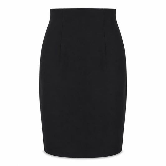 Platinum Womens Black Polyester Straight & Pencil Skirt Size 10 Zip