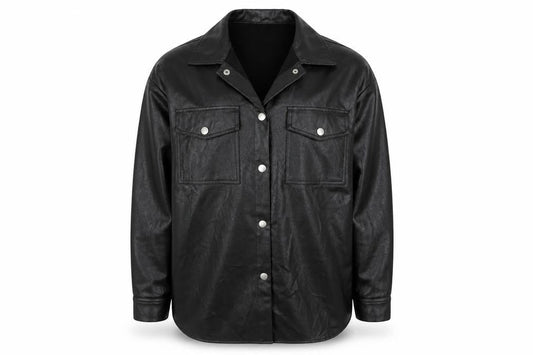 SHEIN Mens Black Jacket Size XS Button