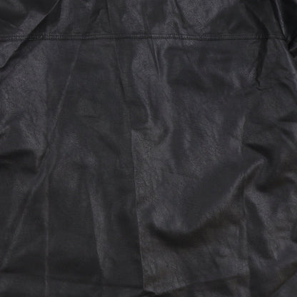 SHEIN Mens Black Jacket Size XS Button