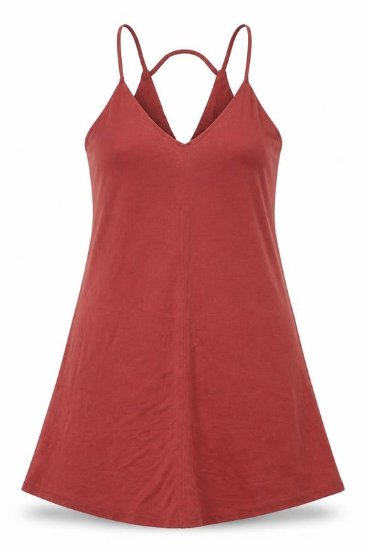 River Island Womens Red Modal A-Line Size 14 V-Neck Pullover