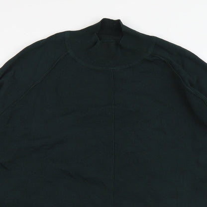 Next Womens Green Round Neck Viscose Pullover Jumper Size 10